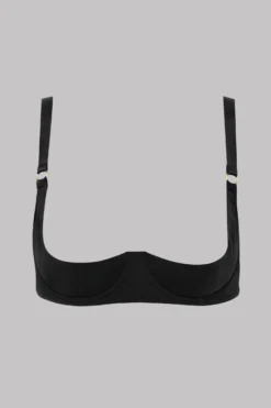 Maison Close 1/4 Cup Bra - Tapage Nocturne - Black