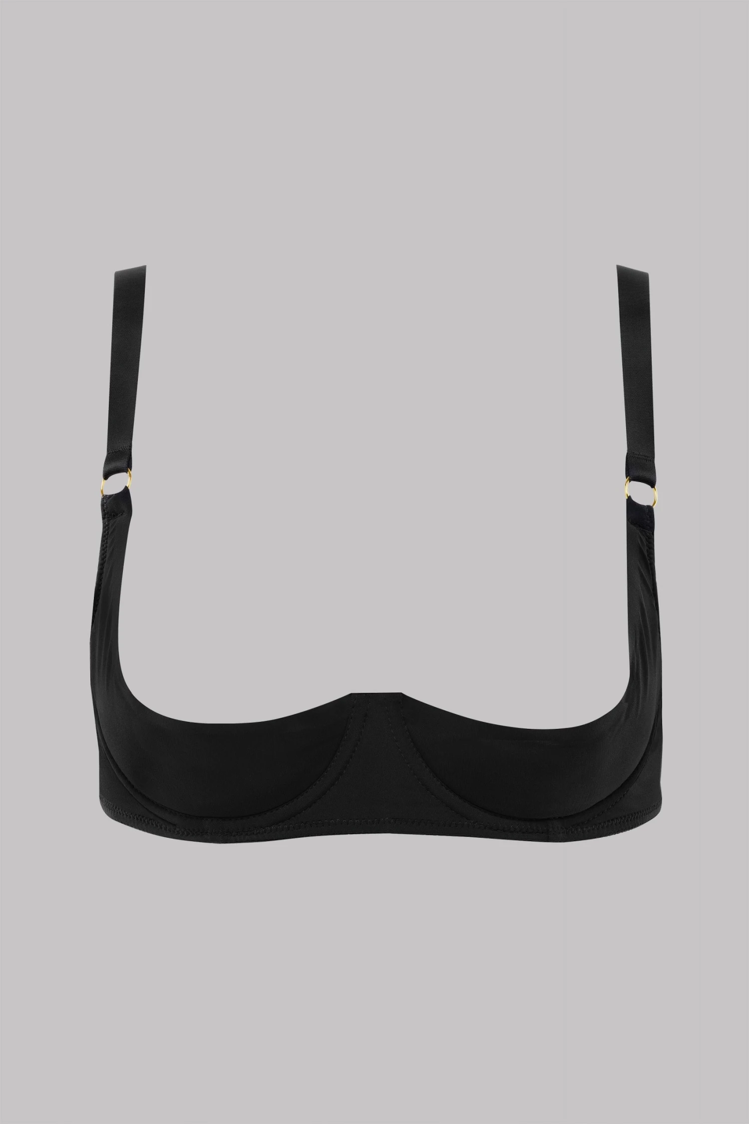 Maison Close 1/4 Cup Bra - Tapage Nocturne - Black 4 Maison Close 1/4 Cup Bra - Tapage Nocturne - Black