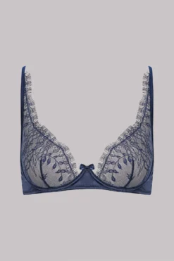 Maison Close Wire Bra - Villa Satine Navy Blue
