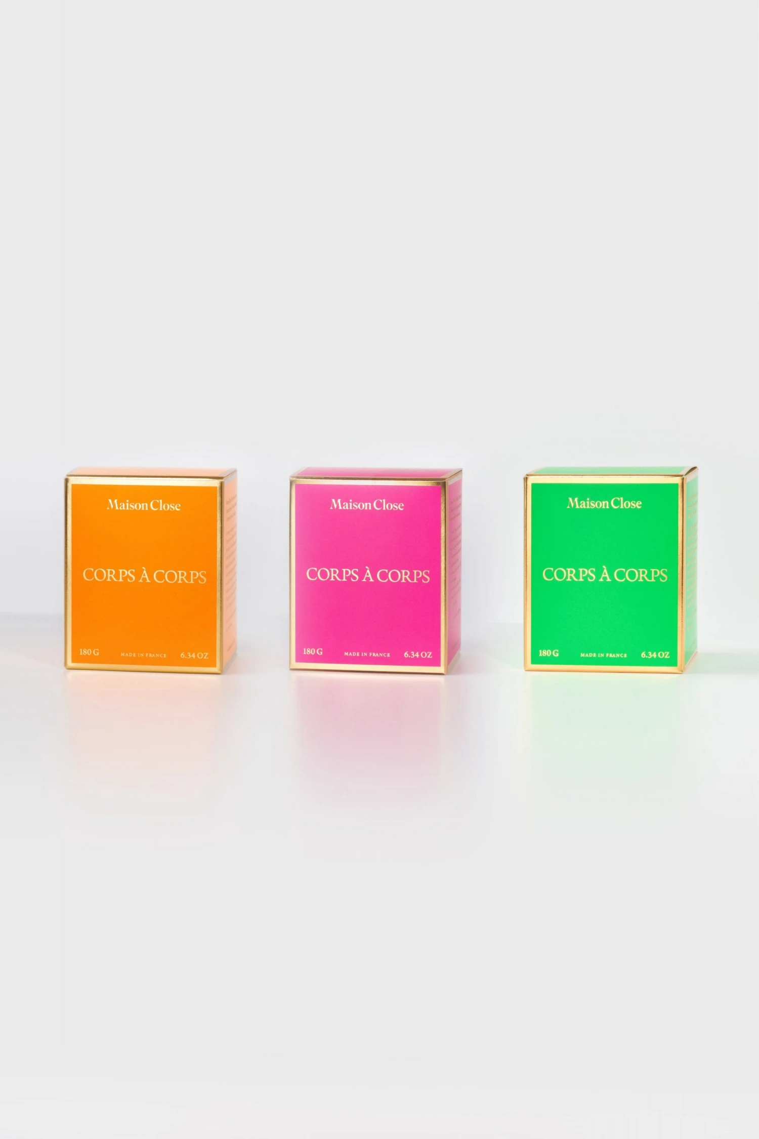 Maison Close Candle - Corps à Corps - Neon Orange 6 Maison Close Candle - Corps à Corps - Neon Orange