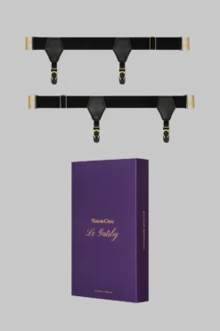 Maison Close Les Coquetteries Sock Garters - Le Gatsby - Black