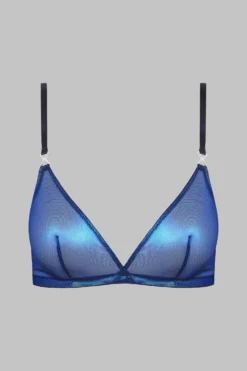Maison Close Triangle Bra - Blue Angel
