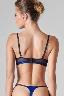 Maison Close Triangle Bra - Blue Angel