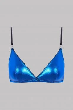 Maison Close Triangle Bra - Blue Angel