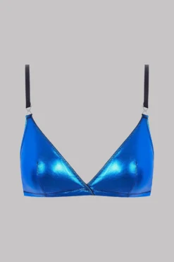 Maison Close Triangle Bra - Blue Angel