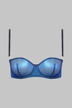 Maison Close Wire Bra - Blue Angel