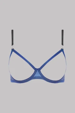 Maison Close Naked Breast Bra - Blue Angel