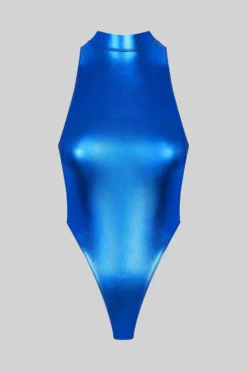 Maison Close High Hips Body - Blue Angel