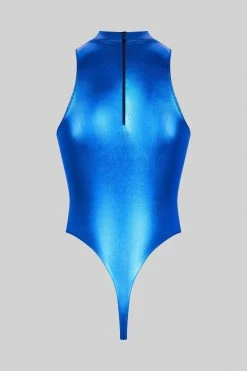 Maison Close High Hips Body - Blue Angel