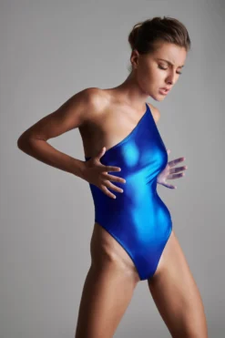 Maison Close One Shoulder Body - Blue Angel