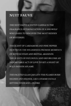 Maison Close Candle - Nuit Fauve - La Maison