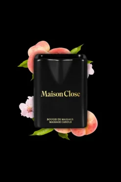 Maison Close Massage Candle - Baiser De Velours - Vineyard Peach