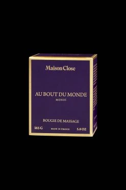 Maison Close Massage Candle - Au Bout Du Monde - Monoï Les Romantiques