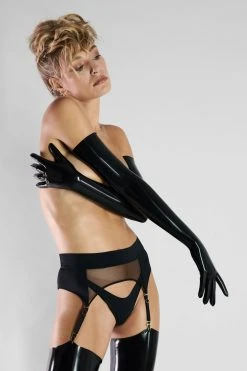 Maison Close Opera Gloves - Les Fétiches - Black