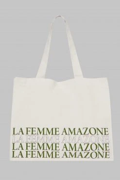 Maison Close Tote Bag - La Femme Amazone - Ivory
