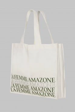 Maison Close Tote Bag - La Femme Amazone - Ivory