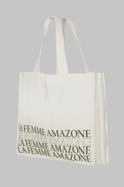 Maison Close Tote Bag - La Femme Amazone - Ivory
