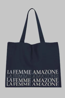 Maison Close Tote Bag - La Femme Amazone - Dark Gray