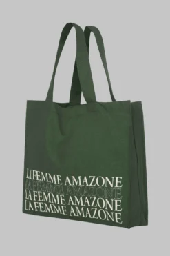 Maison Close Tote Bag - La Femme Amazone - Khaki