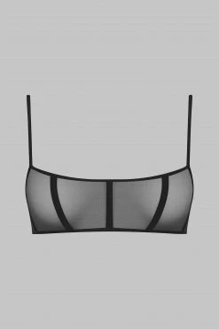 Maison Close Corset Bra - L'Amoureuse - Black Dahlia