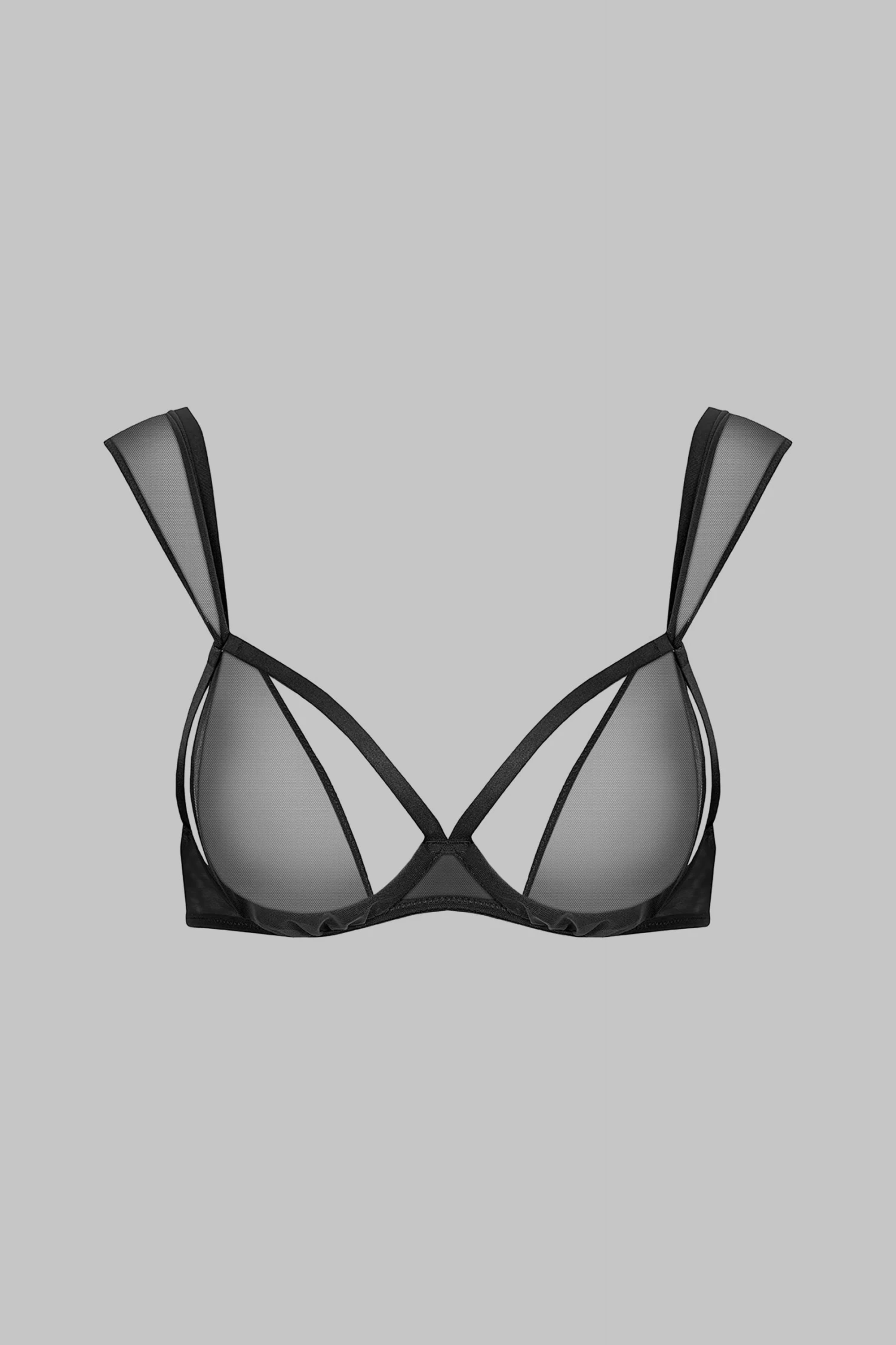 Maison Close Naked Breast Bra - L'Amoureuse - Black Dahlia Maison Close Naked Breast Bra - L'Amoureuse - Black Dahlia