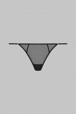 Maison Close Mini String - L'Amoureuse - Black Dahlia