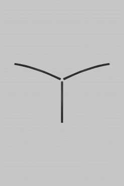 Maison Close Mini String - L'Amoureuse - Black Dahlia