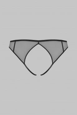 Maison Close Open Panty - L'Amoureuse - Black Dahlia
