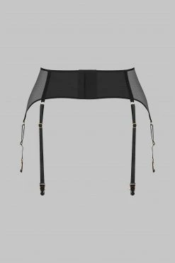 Maison Close Garter Belt - L'Amoureuse - Black Dahlia