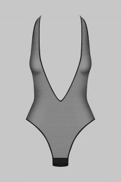 Maison Close Body String - L'Amoureuse - Black Dahlia