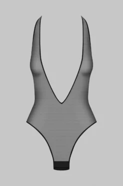 Maison Close Body String - L'Amoureuse - Black Dahlia