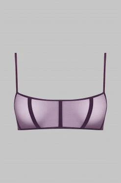 Maison Close Corset Bra - L'Amoureuse - Purple Orchid