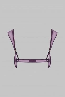 Maison Close Naked Breast Bra - L'Amoureuse - Purple Orchid