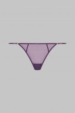Maison Close Mini String - L'Amoureuse - Purple Orchid