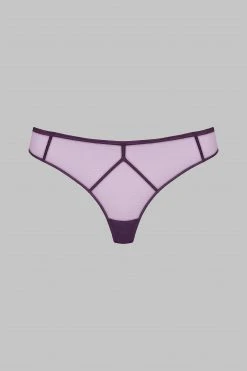 Maison Close Open Panty - L'Amoureuse - Purple Orchid