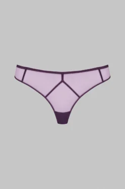 Maison Close Open Panty - L'Amoureuse - Purple Orchid