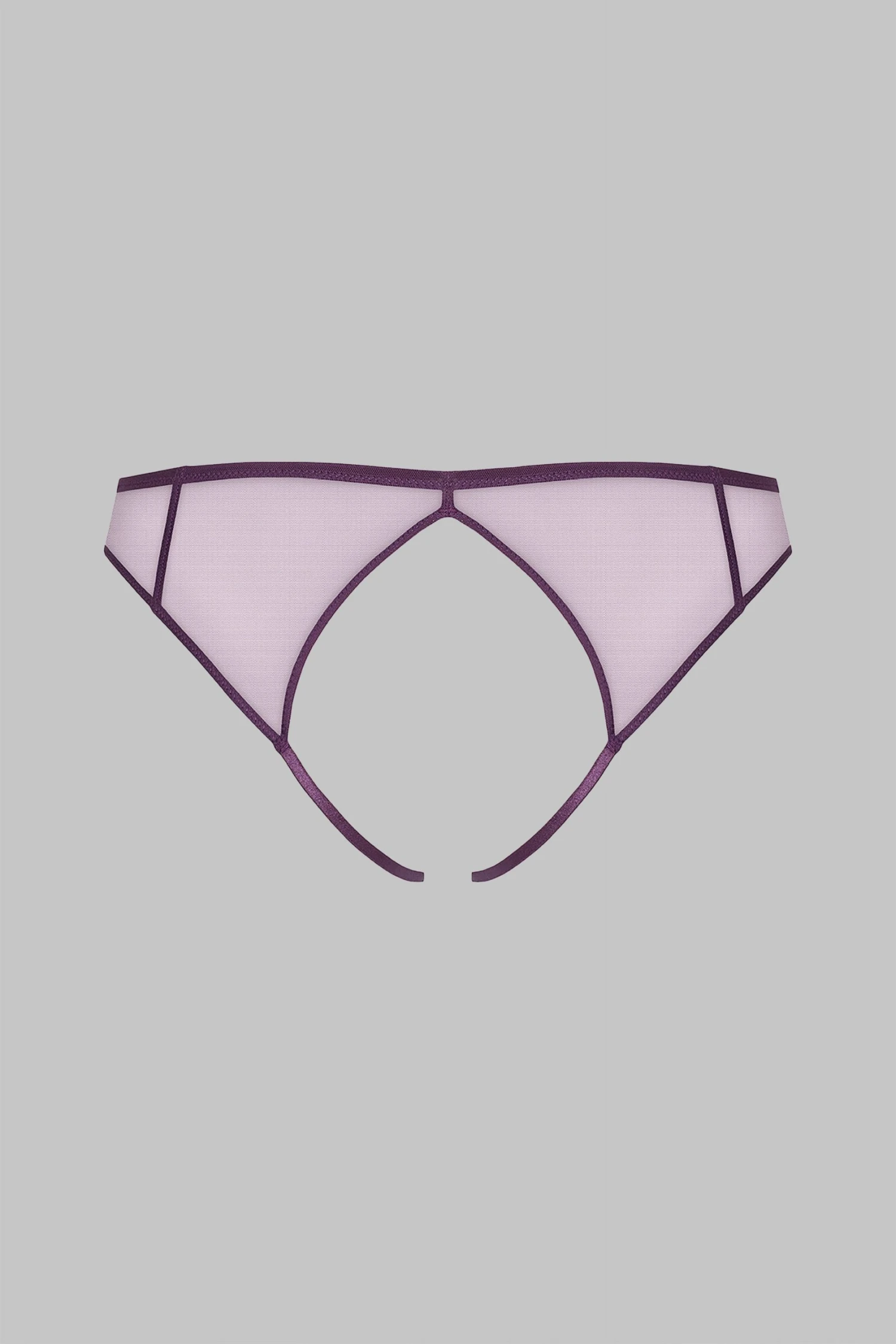 Maison Close Open Panty - L'Amoureuse - Purple Orchid 8 Maison Close Open Panty - L'Amoureuse - Purple Orchid