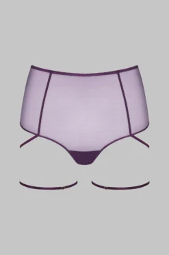 Maison Close High-waist Thong - L'Amoureuse - Purple Orchid
