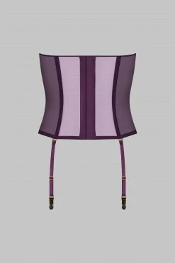 Maison Close Corset - L'Amoureuse - Purple Orchid 7 Maison Close Corset - L'Amoureuse - Purple Orchid