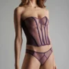 Maison Close Corset - L'Amoureuse - Purple Orchid 1 Maison Close Corset - L'Amoureuse - Purple Orchid