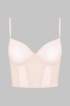 Maison Close Bustier Bra - L'Amoureuse - Pink Peony