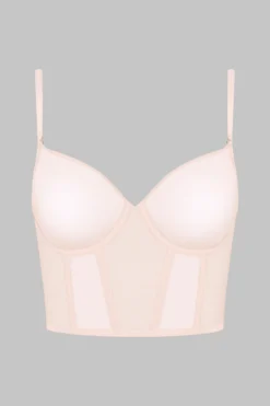 Maison Close Bustier Bra - L'Amoureuse - Pink Peony