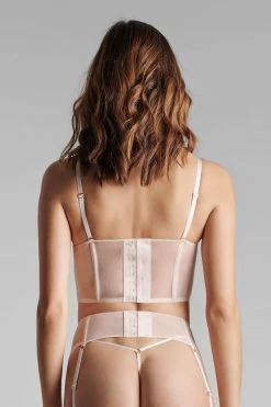 Maison Close Bustier Bra - L'Amoureuse - Pink Peony