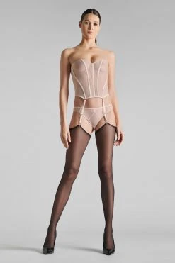 Maison Close Open Panty - L'Amoureuse - Pink Peony 6 Maison Close Open Panty - L'Amoureuse - Pink Peony