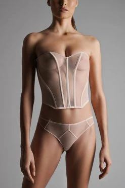 Maison Close Open Panty - L'Amoureuse - Pink Peony