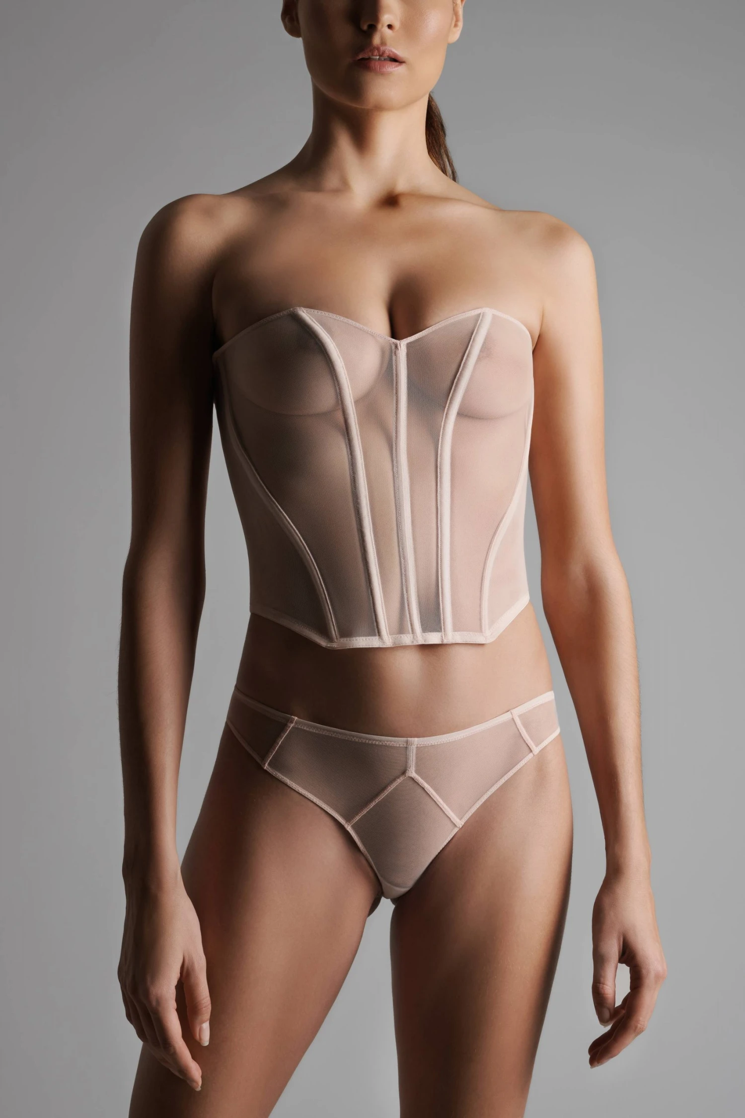 Maison Close Open Panty - L'Amoureuse - Pink Peony Maison Close Open Panty - L'Amoureuse - Pink Peony