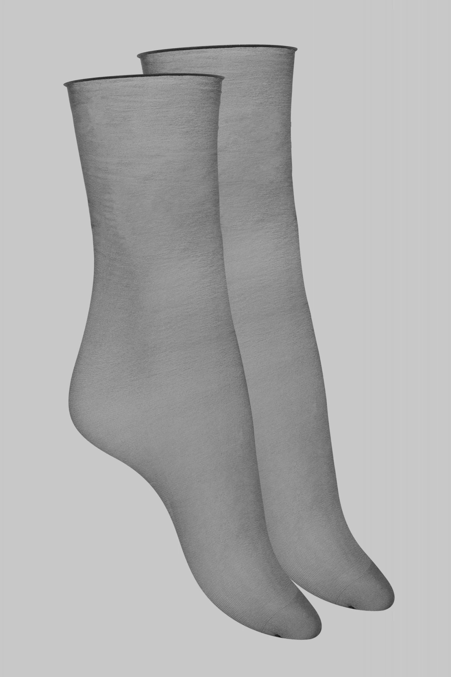 Maison Close 10 Denier Sheer Cut And Curled Knee-highs - Black Maison Close 10 Denier Sheer Cut And Curled Knee-highs - Black