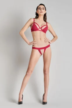 Maison Close Wire Bra - Tapage Nocturne - Red 11 Maison Close Wire Bra - Tapage Nocturne - Red