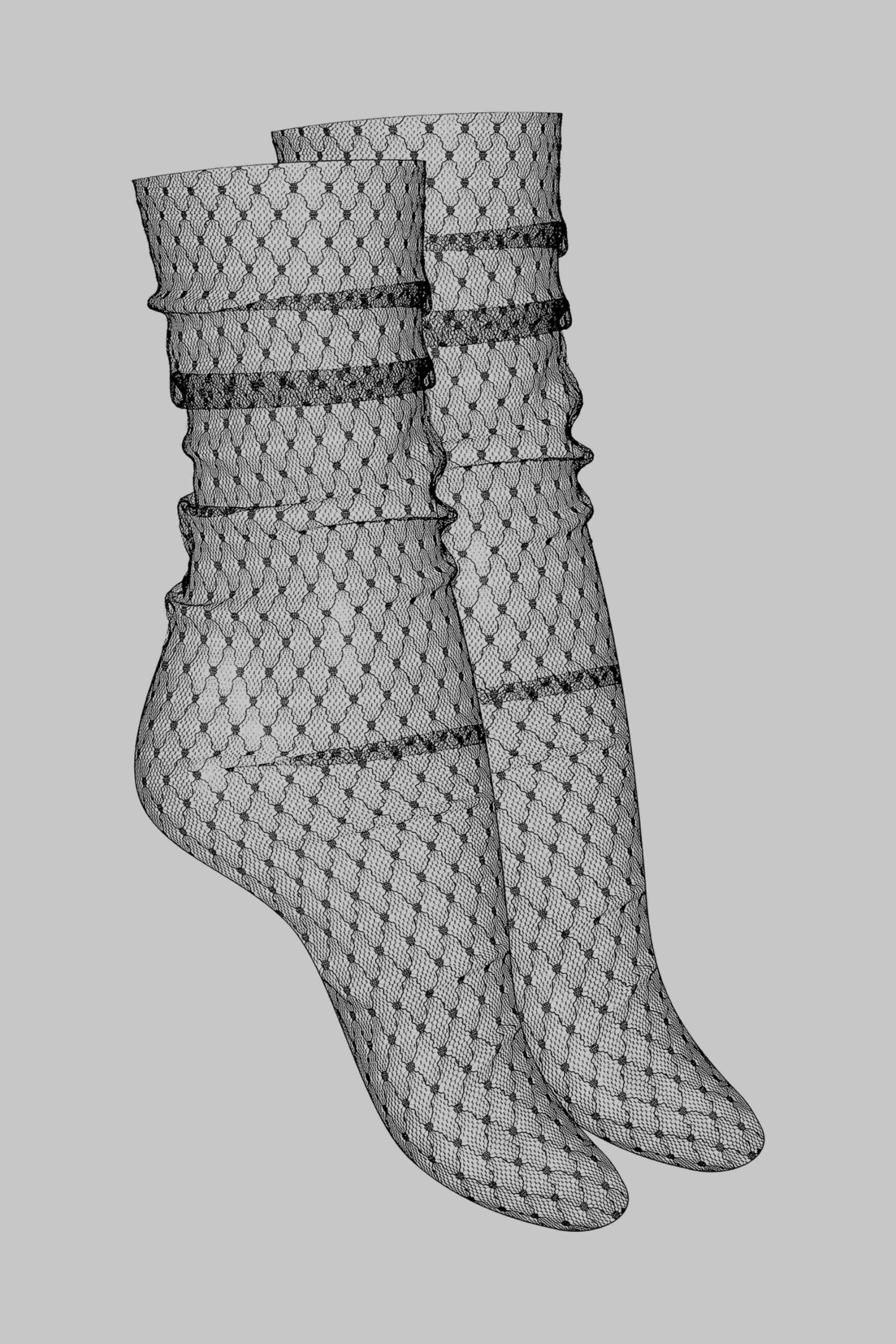 Maison Close Socks - Mesh - Black Les Coquetteries 4 Maison Close Socks - Mesh - Black Les Coquetteries
