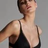 Maison Close Triangle Bra - Madame Rêve - Black 1 Maison Close Triangle Bra - Madame Rêve - Black